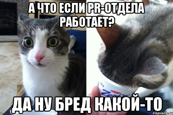 А что если PR-отдела работает? ДА НУ БРЕД КАКОЙ-ТО, Комикс  Да не бред-какой-то (2 зоны)