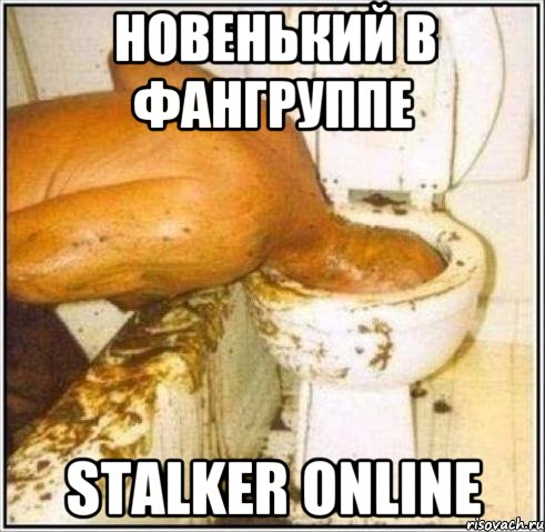 Новенький в фангруппе Stalker online, Мем Дайвер