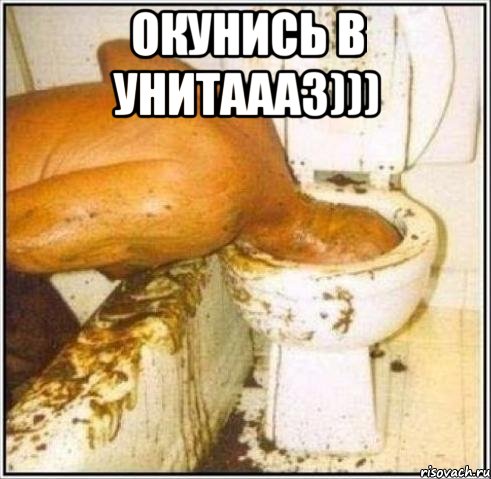 окунись в унитаааз))) , Мем Дайвер