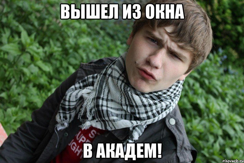 вышел из окна в академ!, Мем Даня марлфаг