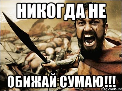 никогда не обижай Сумаю!!!, Мем Это Спарта