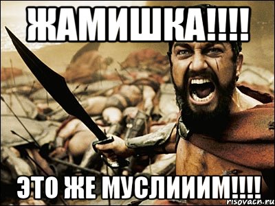 ЖАМИШКА!!!! ЭТО ЖЕ МУСЛИИИМ!!!!, Мем Это Спарта