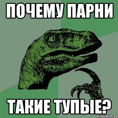 Почему парни Такие тупые?, Мем Филосораптор