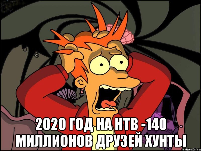  2020 ГОД НА НТВ -140 МИЛЛИОНОВ ДРУЗЕЙ ХУНТЫ, Мем Фрай в панике