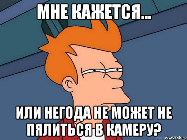 Мне кажется... Или Негода не может не пялиться в камеру?, Мем  Фрай (мне кажется или)