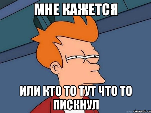 Мне кажется или кто то тут что то пискнул, Мем  Фрай (мне кажется или)
