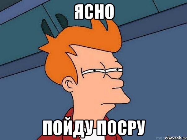 ясно пойду посру, Мем  Фрай (мне кажется или)