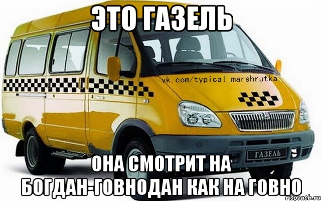 ЭТО ГАЗЕЛЬ ОНА СМОТРИТ НА БОГДАН-ГОВНОДАН КАК НА ГОВНО