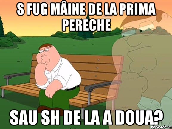 s fug mâine de la prima pereche sau sh de la a doua?, Мем Задумчивый Гриффин