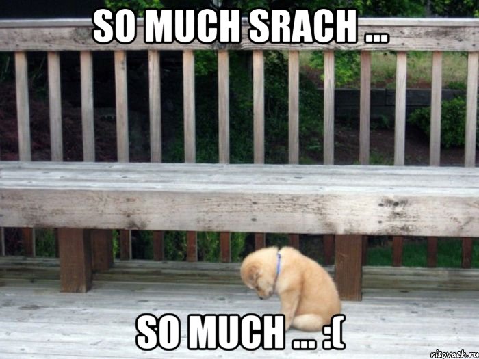 so much srach ... so much ... :(