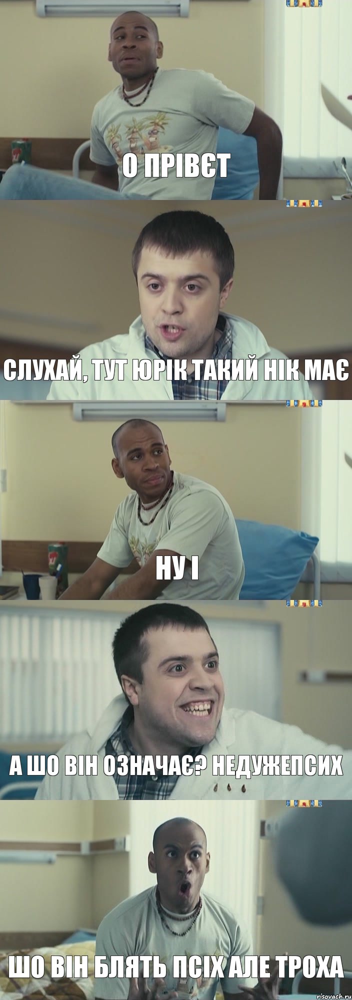 О прівєт Слухай, тут юрік такий нік має ну і а шо він означає? НеДужеПсих ШО ВІН БЛЯТЬ ПСІХ АЛЕ ТРОХА, Комикс Интерны