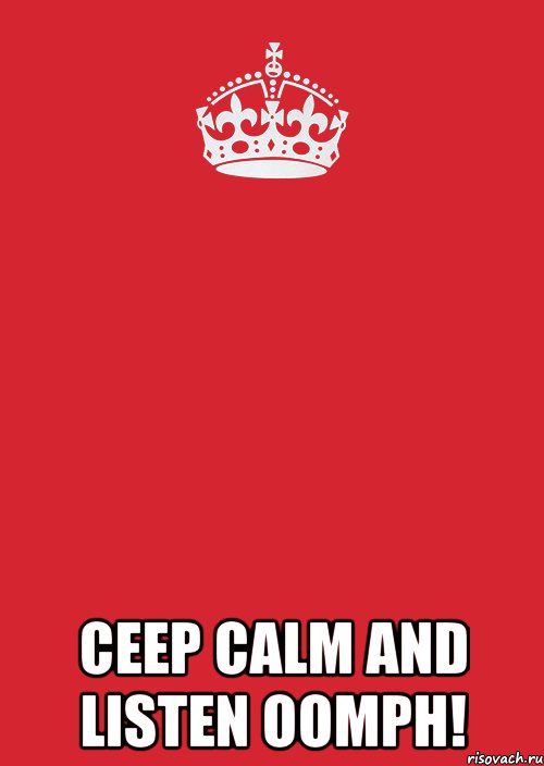  CEEP CALM AND LISTEN Oomph!, Комикс Keep Calm 3