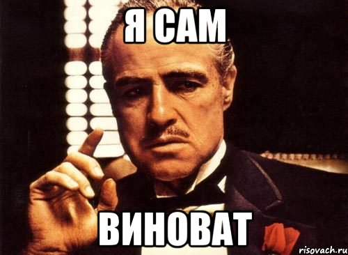 я сам виноват, Мем крестный отец
