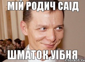 Шматок уiбня Мiй родич Саiд
