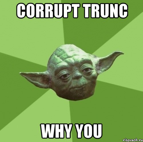 corrupt trunc why you, Мем Мастер Йода