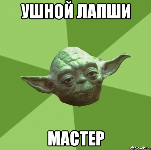 ушной лапши мастер, Мем Мастер Йода