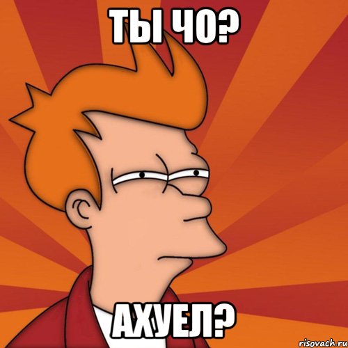 Ты чо? Ахуел?, Мем Мне кажется или (Фрай Футурама)