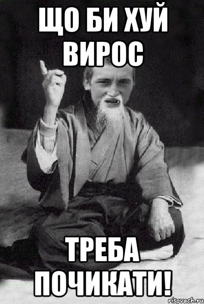 що би хуй вирос треба почикати!, Мем Мудрий паца