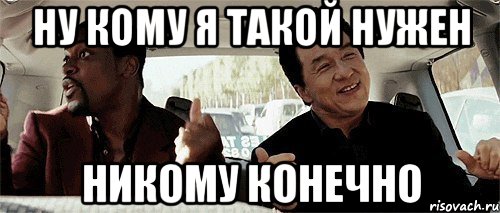 ну кому я такой нужен никому конечно, Мем Никому конечно