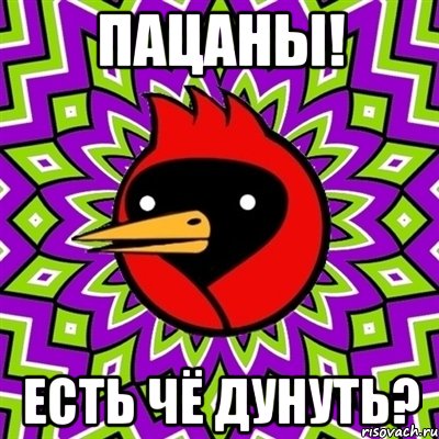 пацаны! есть чё дунуть?, Мем Омская птица