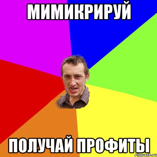 МИМИКРИРУЙ ПОЛУЧАЙ ПРОФИТЫ, Мем Чоткий паца