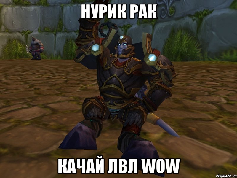 Нурик рак Качай лвл WOW, Мем паладин