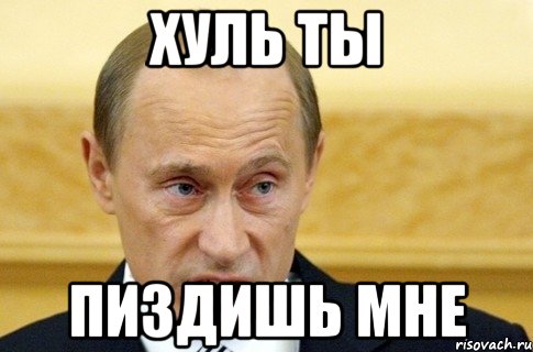 Хуль ты Пиздишь мне, Мем путин