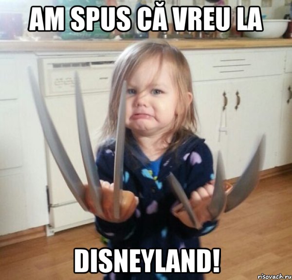 Am spus că vreu la Disneyland!, Мем Росомаха