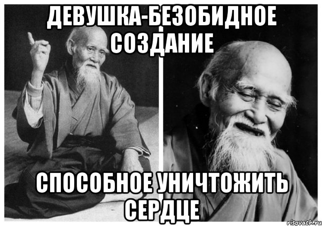 девушка-безобидное создание способное уничтожить сердце, Комикс Мудрец-монах (2 зоны)