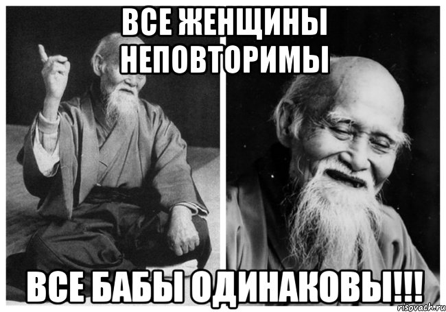 все женщины неповторимы все бабы одинаковы!!!, Комикс Мудрец-монах (2 зоны)