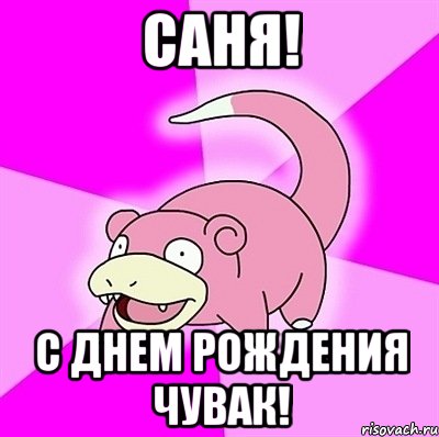 Саня! С днем рождения чувак!, Мем слоупок
