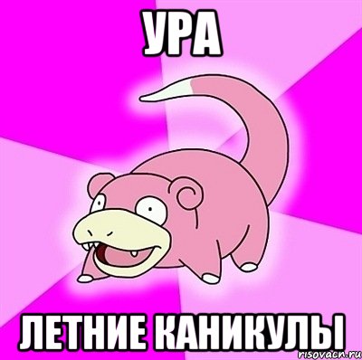 Ура Летние каникулы, Мем слоупок