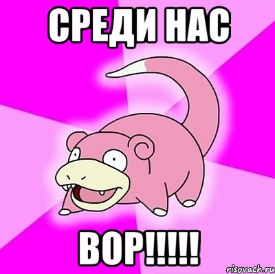 СРЕДИ НАС ВОР!!!!!, Мем слоупок