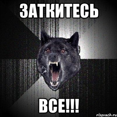 Заткитесь Все!!!, Мем Сумасшедший волк