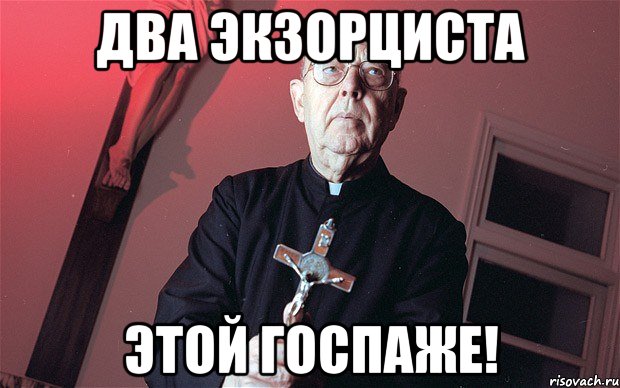 Два экзорциста этой госпаже!, Мем типичный экзорцист