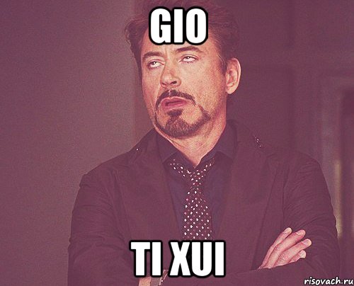 gio ti xui, Мем твое выражение лица