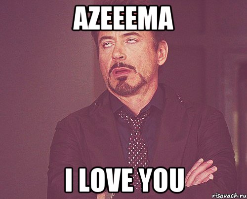 Azeeema I love You, Мем твое выражение лица