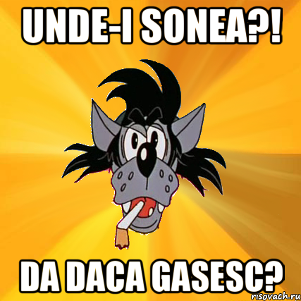 unde-i sonea?! da daca gasesc?, Мем Волк