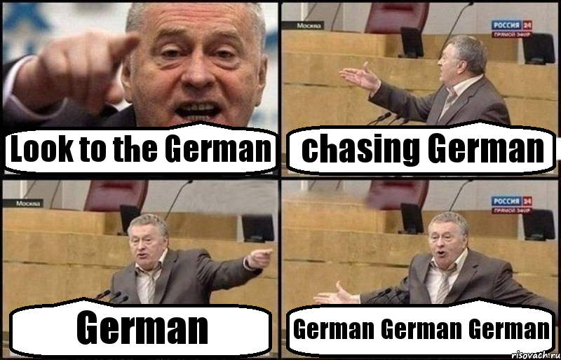 Look to the German chasing German German German German German, Комикс Жириновский