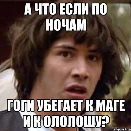 а что если по ночам гоги убегает к маге и к ололошу?, Мем А что если (Киану Ривз)