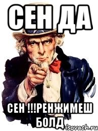 сен да сен !!!ренжимеш болд, Мем а ты