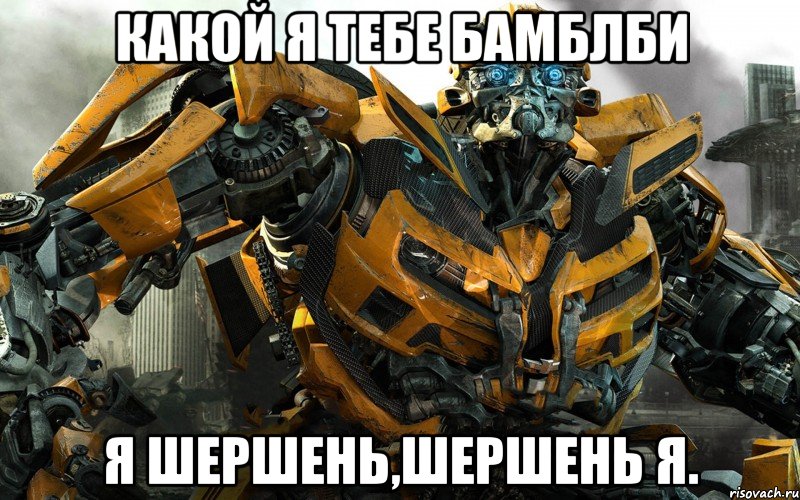 Какой я тебе Бамблби Я Шершень,Шершень я., Мем бамблби