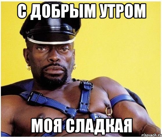 С ДОБРЫМ УТРОМ МОЯ СЛАДКАЯ, Мем Черный властелин