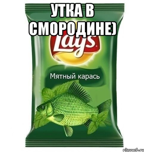 Утка в смородине) 