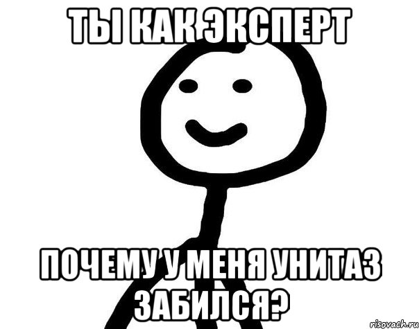 Ты как эксперт Почему у меня унитаз забился?, Мем Теребонька (Диб Хлебушек)