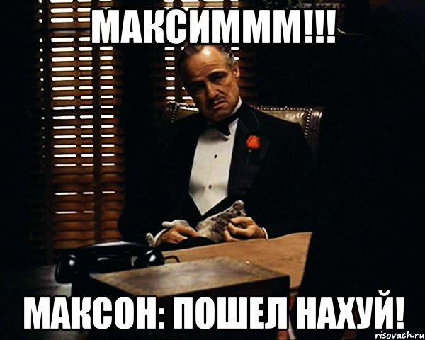 Максиммм!!! Максон: Пошел нахуй!, Мем Дон Вито Корлеоне