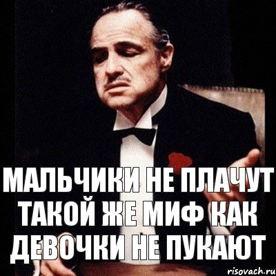 мальчики не плачут такой же миф как девочки не пукают, Комикс Дон Вито Корлеоне 1