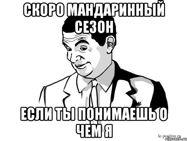 скоро мандаринный сезон если ты понимаешь о чем я, Мем Если вы понимаете о чём я