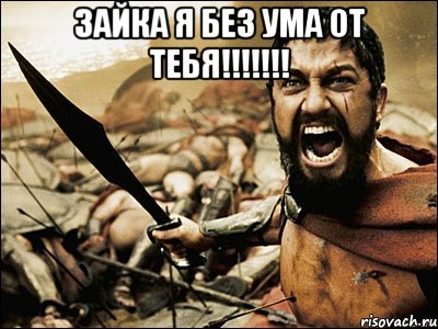 Зайка я без ума от тебя!!!!!!! , Мем Это Спарта