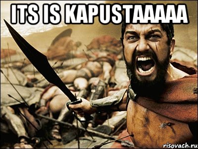 Its is kapustaaaaa , Мем Это Спарта